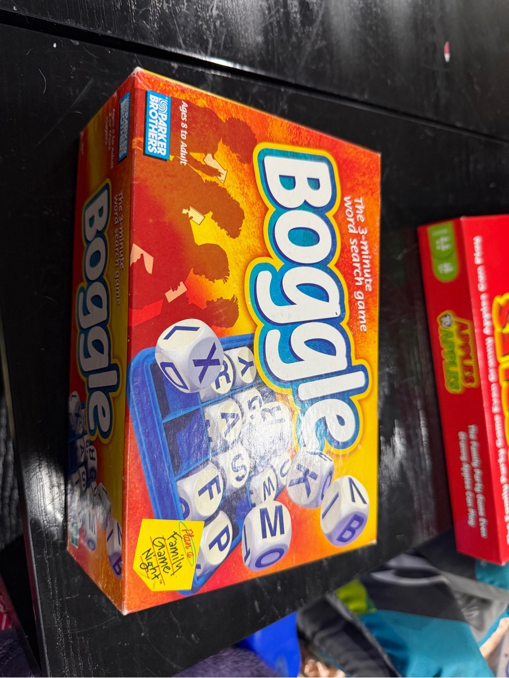 Boggle Word Game - Orange Box
